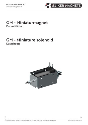 GM - Miniature Solenoid