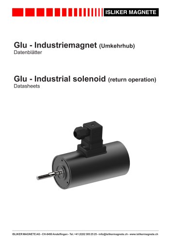 Industrial solenoid (return operation)