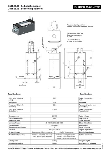 Selfholding solenoid