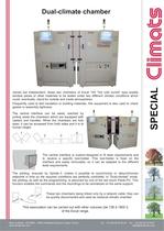 Dual-climate chamber