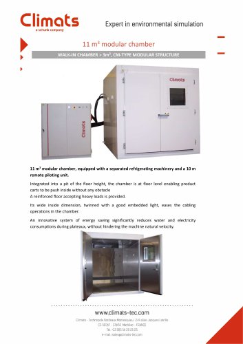 Modular chamber 11000 liters