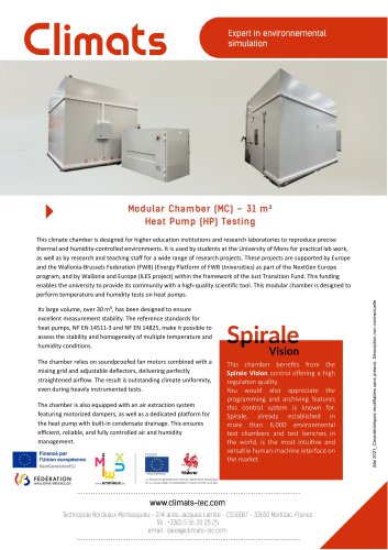 Modular Chamber_Heat Pump_31m3