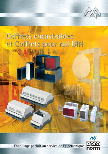 radaplast = Coffrets encastrables et Coffrets pour rail DIN