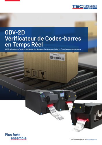 ODV-2D Vérificateur de Codes-barres en Temps Réel