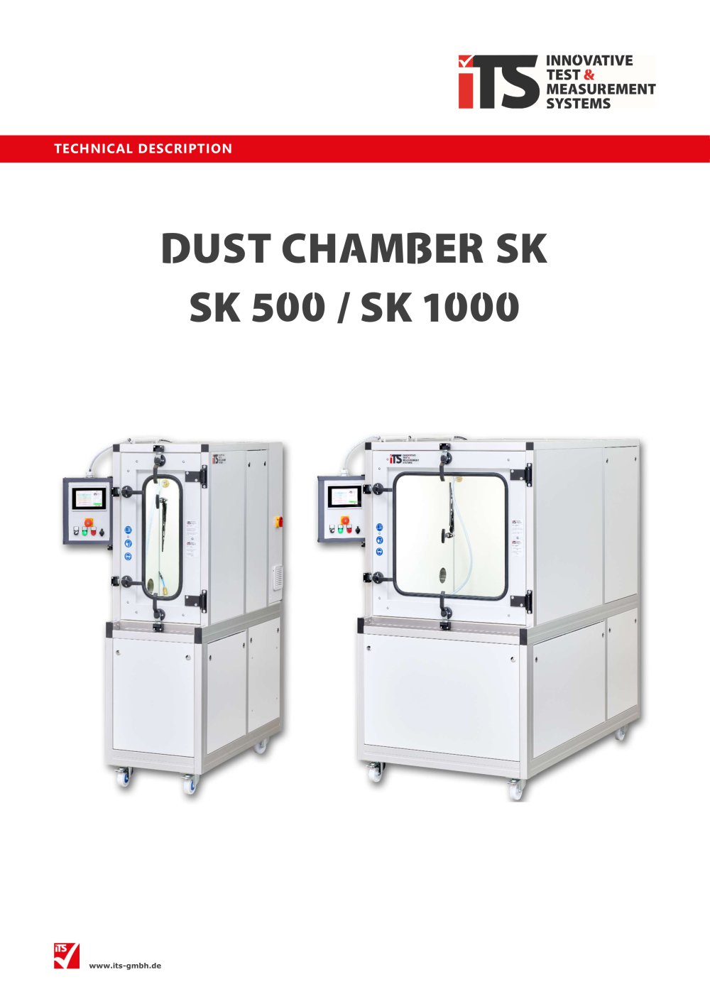 DUST CHAMBER SK SK 500 / SK 1000 - iTS GmbH