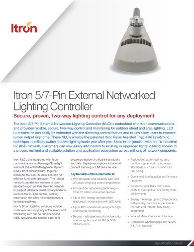 Itron 5/7-Pin External Networked Lighting Controller