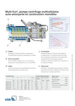 Multi Eco® , pompe centrifuge multicellulaire auto-amorçante en construction monobloc - 2