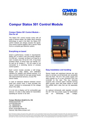 Compur Statox 501 Control Module