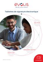 Tablettes de signature électronique - 1