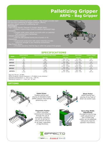 Palletizing Gripper