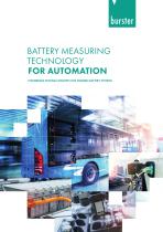 Battery Measuring Technology für Automation