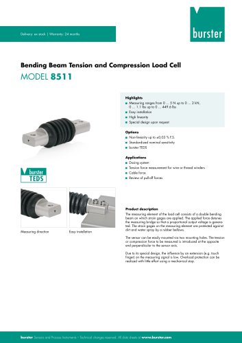 Data Sheet  Model 8511