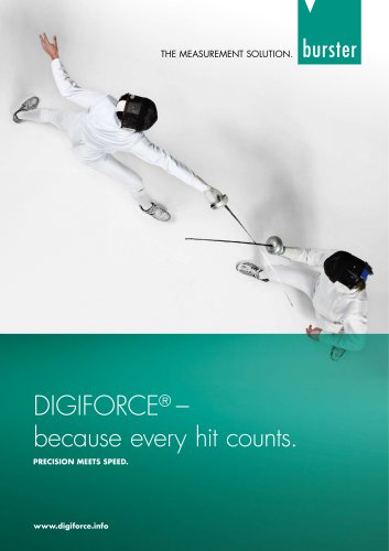 DIGIFORCE® 9311 / 9307 – because every hit counts - 9307 / 9311