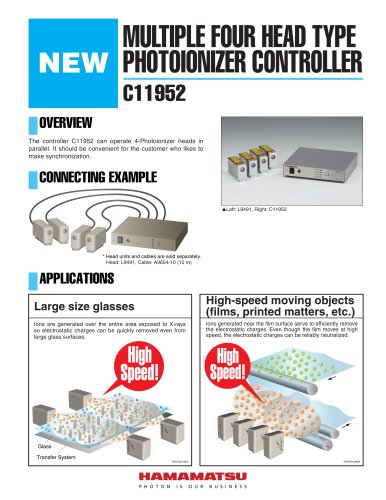 MULTIPLE FOUR HEAD TYPE PHOTOIONIZER CONTROLLER C11952