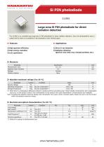 Si PIN photodiode S13993