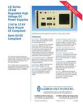 LQ Series 10 kW - 50 kW Regulated High Voltage DC Power Supplies