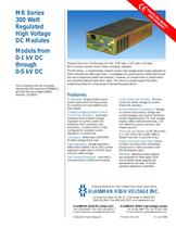 MR Series 300 Watt Regulated High Voltage