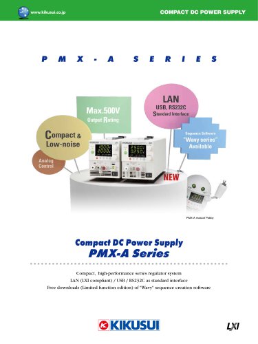 Compact DC Power Supply PMX-A Series