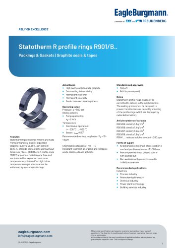 Statotherm R profile rings R901/B..