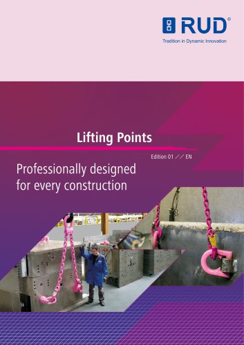 Lifting Points Professionally designed for every construction