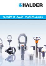 Catalog broches de levage / broches à billes