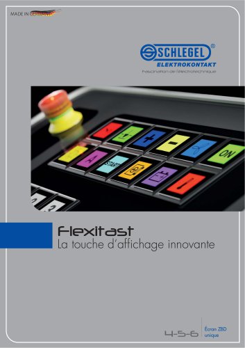 Flexitast - La touche d‘affichage innovante