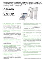 CR-411 / CR-410 Chroma Meters - 2