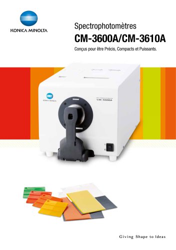 Spectrocolorimètres CM-3600A / CM-3610A