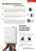 Spectrocolorimètres CM-3600A / CM-3610A - 3