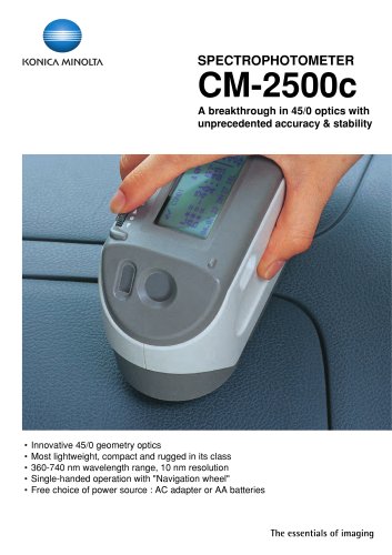 Spectrophotometers / Portable CM-2500c