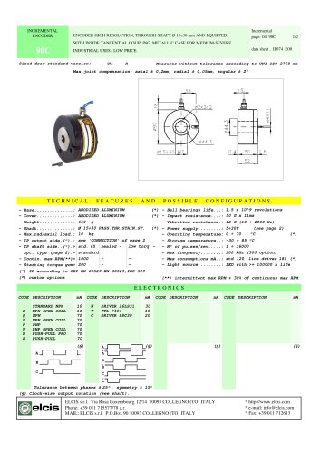 INCREMENTAL ENCODER 90C