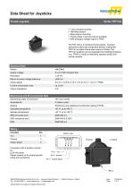 Thumbwheel joystick - TRY13m