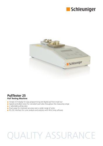 PullTester 25 Datasheet