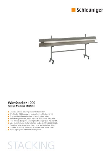 WireStacker 1000 Data Sheet