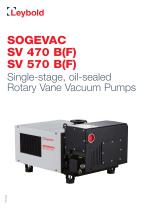 SOGEVAC SV 470 B(F) SV 570 B(F)