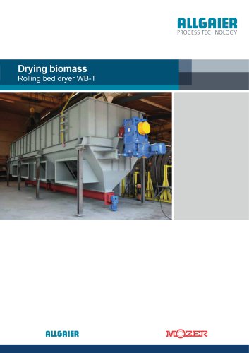 Rolling Bed Dryer - Drying of biomass - WB-T