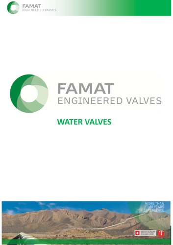 FAMAT Valves for Water Applications (CCW)