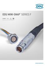ODU MINI‐SNAP® Series F – Catalog