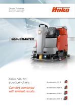 Scrubmaster ride-on scrubber-driers