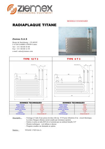 Radiaplaque®  made of Titanium