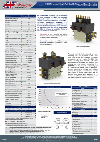 DC88 Monoblock Single Pole Double Throw for Motor Reversing