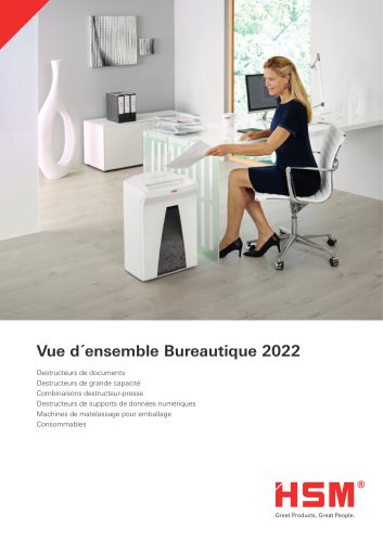 Vue d'ensemble Bureautique 2022