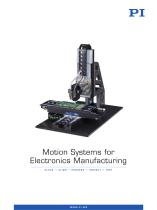 Motion Systems for Electronics Manufacturing