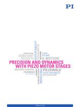 Precision and Dynamics with Piezo Motor Stages