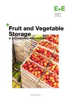 Fruit and Vegetable Storage in a Controlled Atmosphere