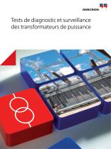 Tests de diagnostic et surveillance des transformateurs de puissance