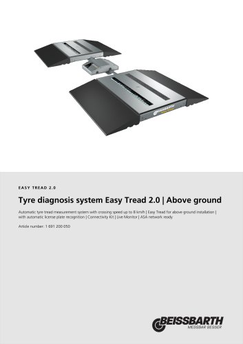 Tyre diagnosis system Easy Tread 2.0 | Above ground