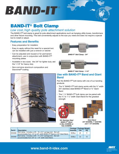 BAND-IT BOLT CLAMP