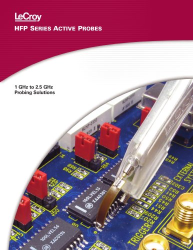 HFP SERIES ACTIVE PROBES