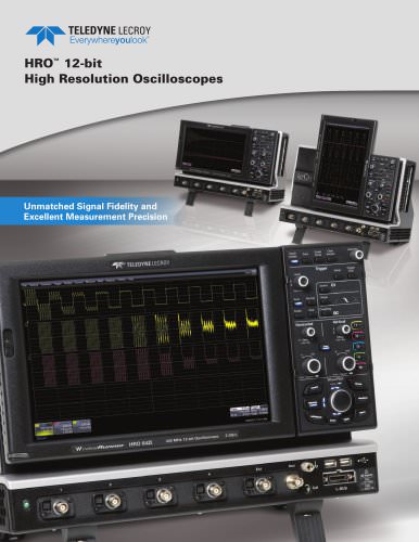 HRO 12-bit Oscilloscopes